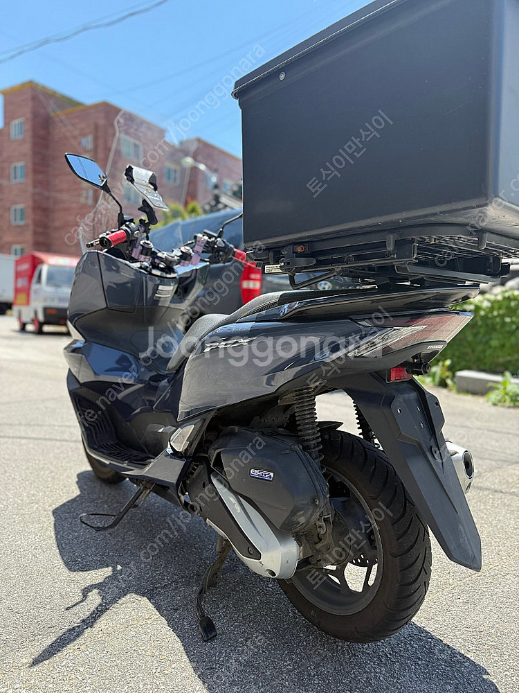 혼다 PCX125 ABS 22년 블루 배달대행 블랙박스--4